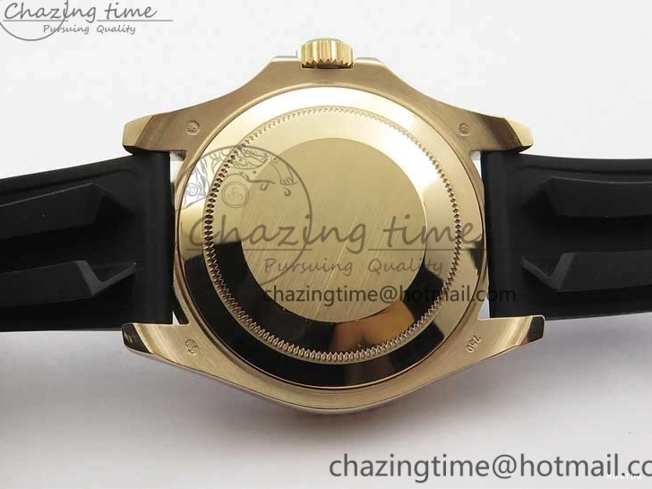 MiroTime 0523 Yacht-Master 116655 UBF 1:1 Best Edition 3D Black Ceramic Bezel on Black Rubber Strap A2836(Free Extra Strap) SunProtective 3061